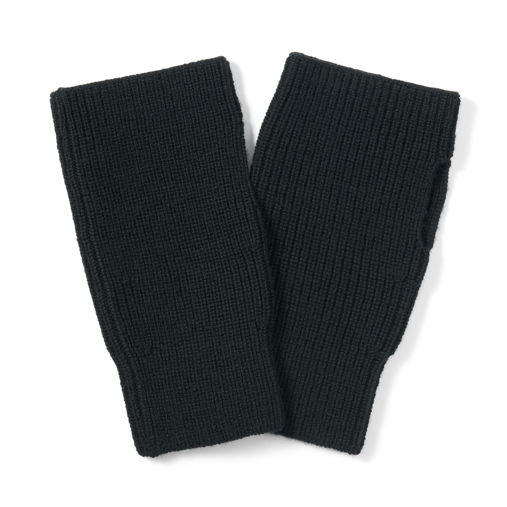 ウール　畦編み　ハンドウォーマー