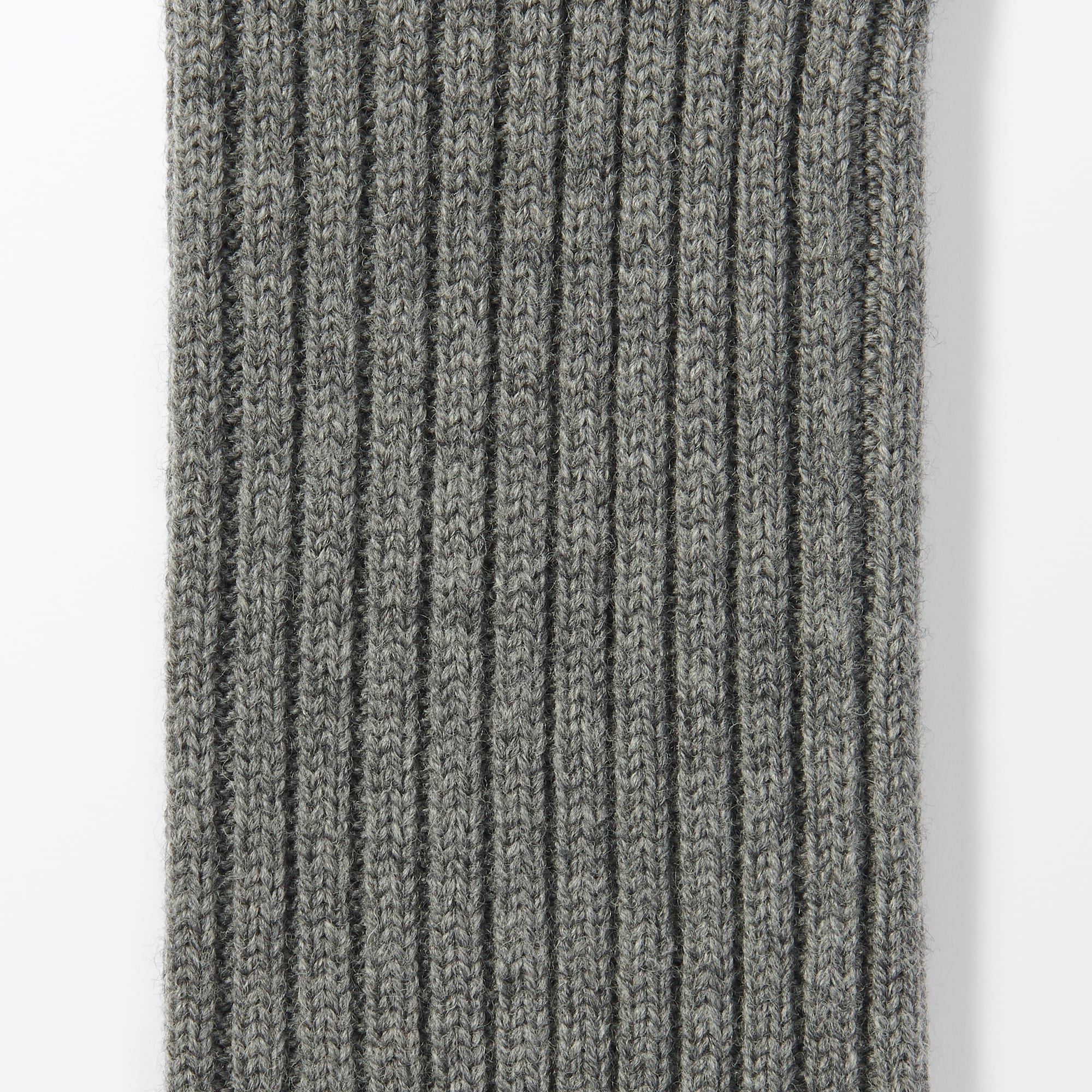 ウール　リブ編み　アームウォーマー