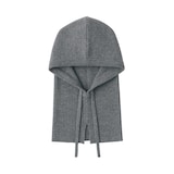 ウール　リブ編み　バラクラバ