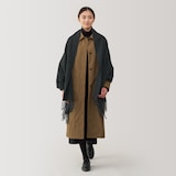 ウール　ひざ掛けにもなる　大判ストール