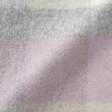 ウール　ひざ掛けにもなる　大判ストール（チェック）