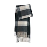 ウール　ひざ掛けにもなる　大判ストール（チェック）