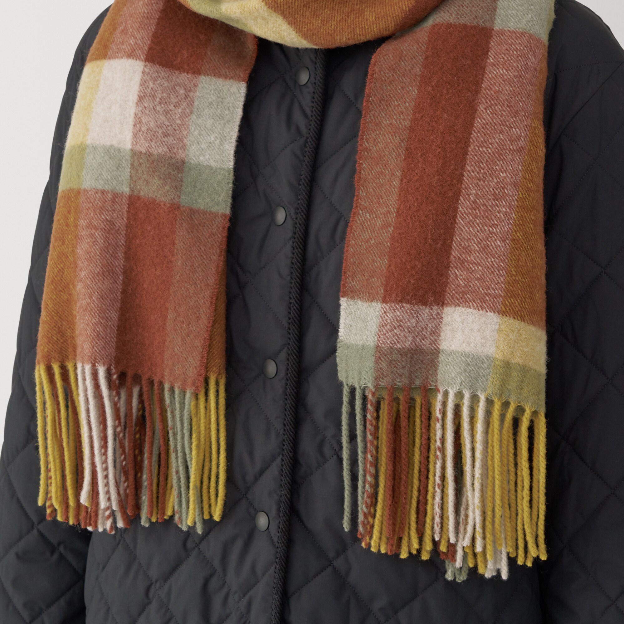 ウール ひざ掛けにもなる 大判ストール（チェック） | 無印良品