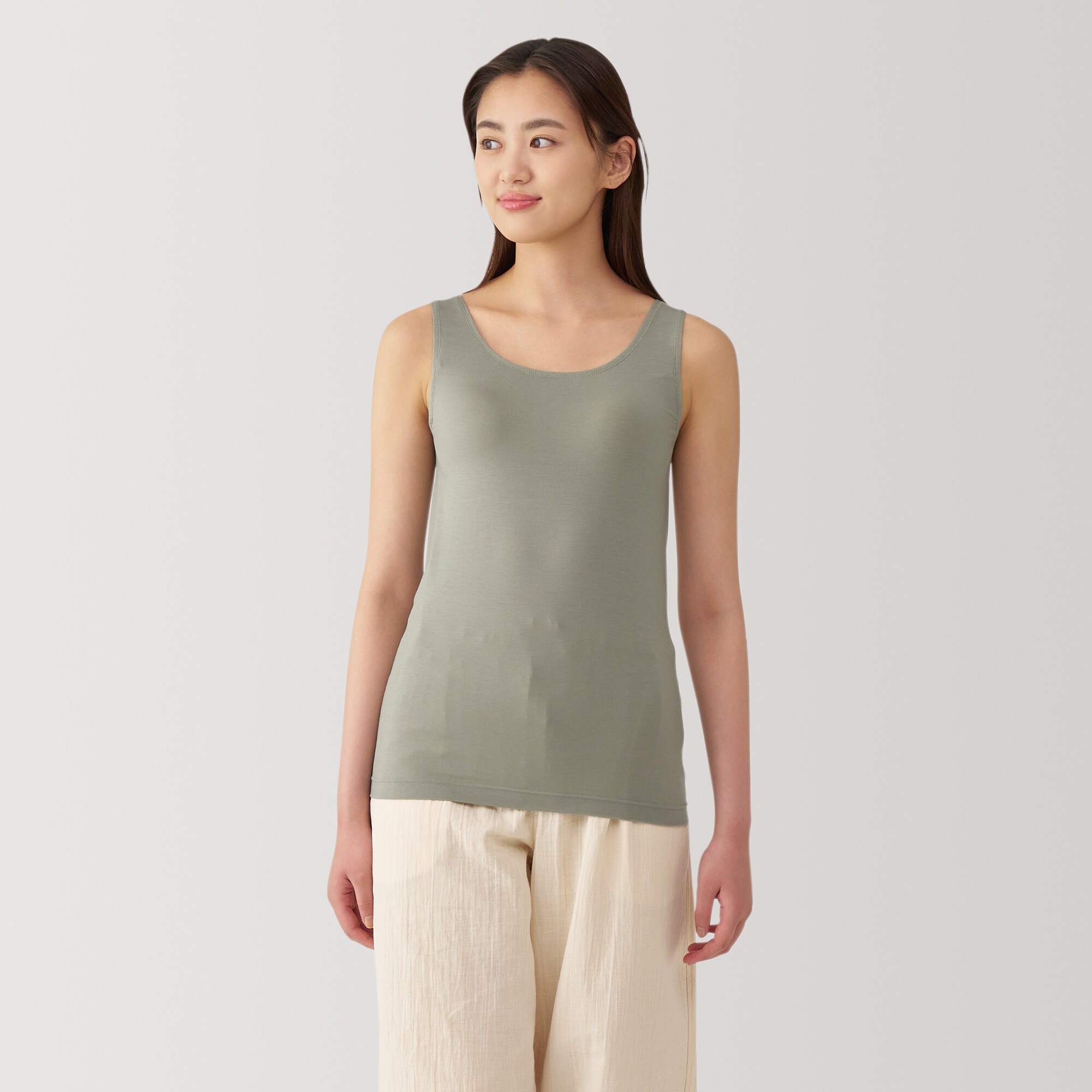 婦人 なめらかブラタンクトップ | 無印良品