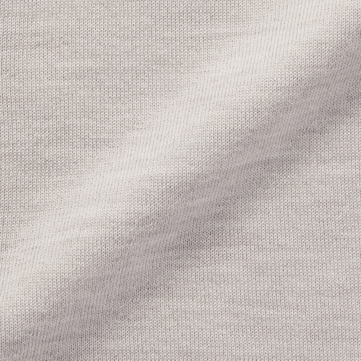 婦人　洗えるウールハイゲージクルーネックカーディガン