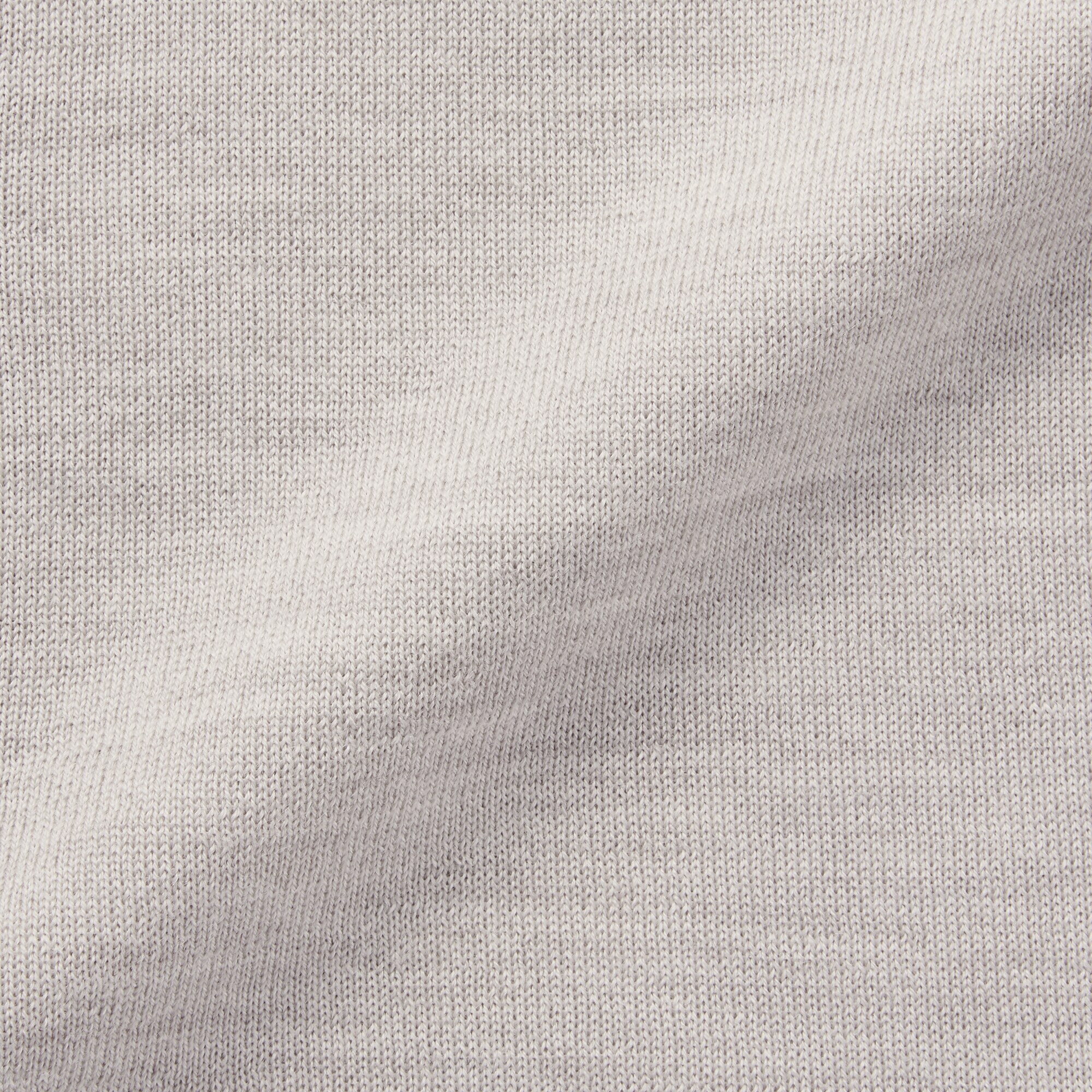 婦人　洗えるウールハイゲージクルーネックカーディガン