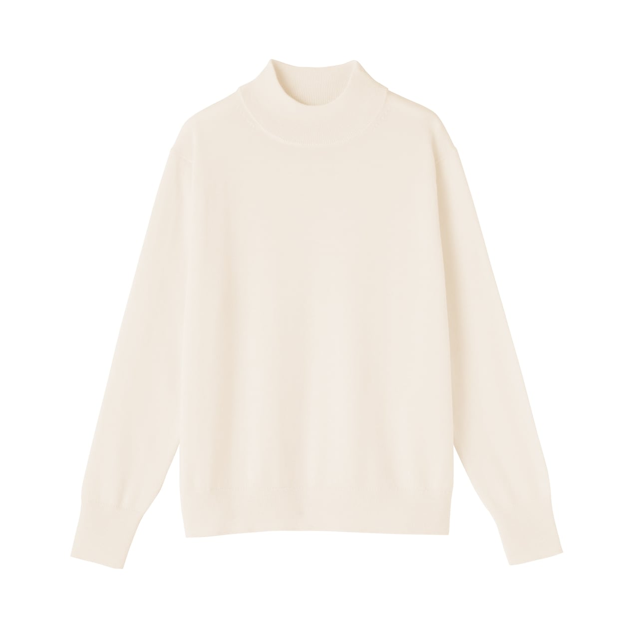 婦人　洗えるウールハイゲージハイネックセーター