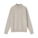 婦人　洗えるウールハイゲージハイネックセーター