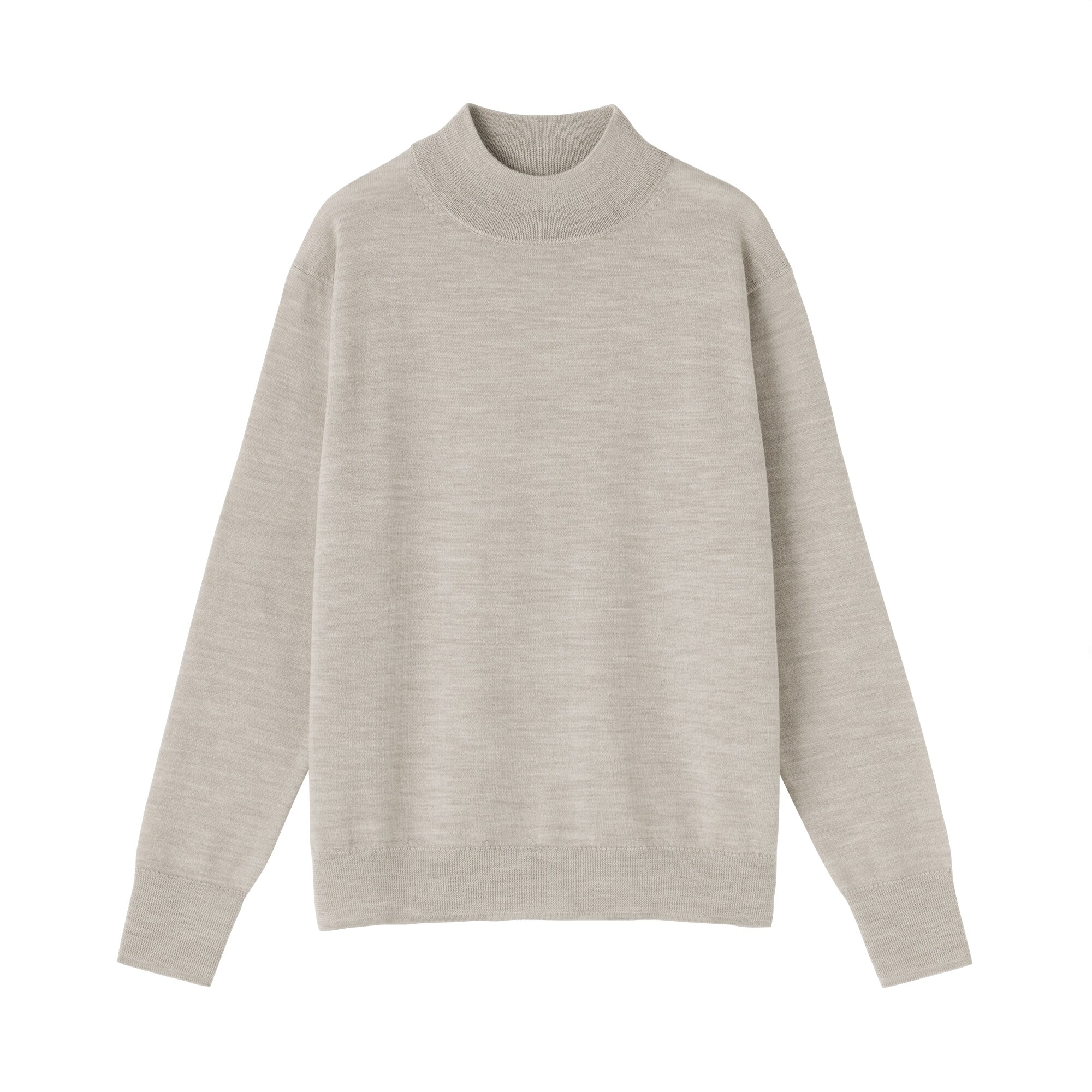 婦人　洗えるウールハイゲージハイネックセーター