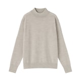 婦人　洗えるウールハイゲージハイネックセーター