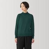 婦人　洗えるウールハイゲージハイネックセーター