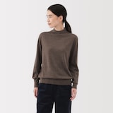 婦人　洗えるウールハイゲージハイネックセーター