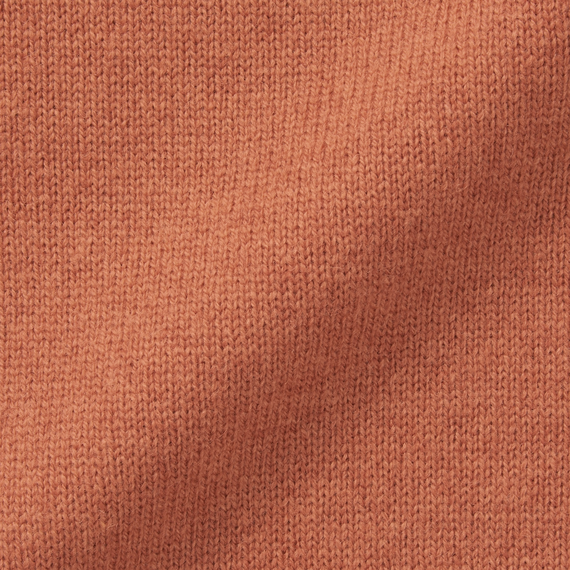 婦人　洗えるウールミドルゲージクルーネックセーター