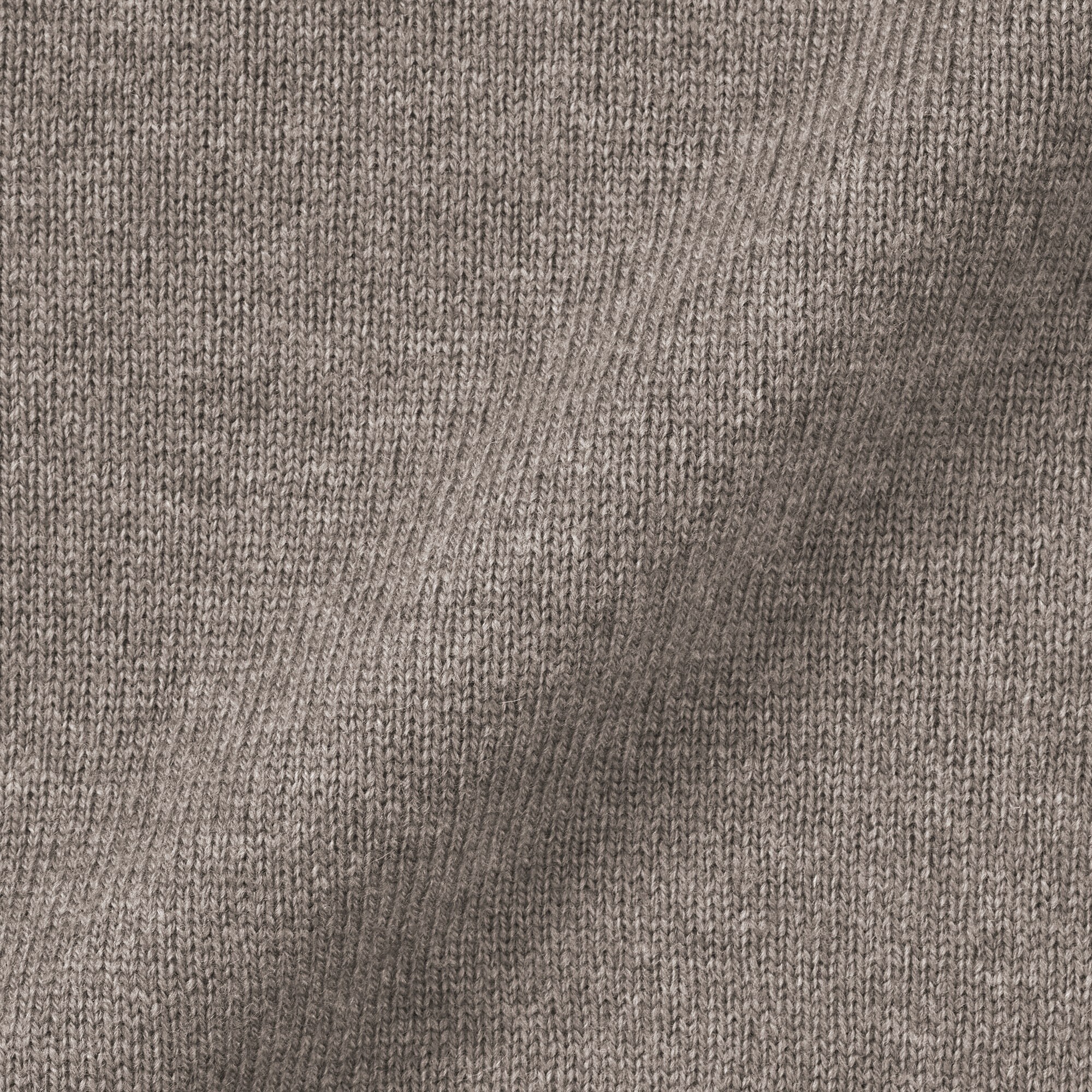 婦人　洗えるウールミドルゲージクルーネックセーター