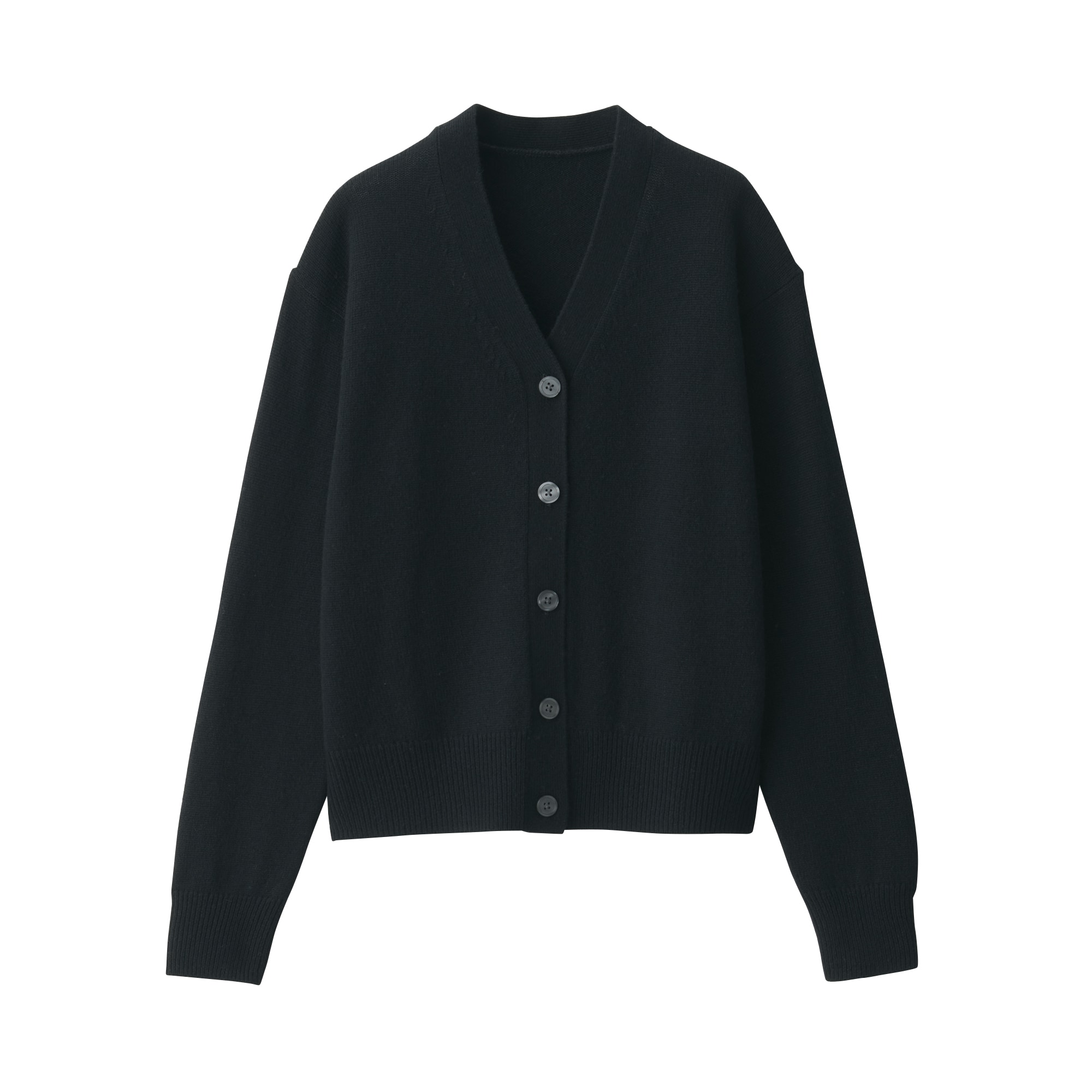 婦人 洗えるウールミドルゲージVネックカーディガン | 無印良品