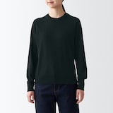 婦人　洗えるウールハイゲージクルーネックセーター