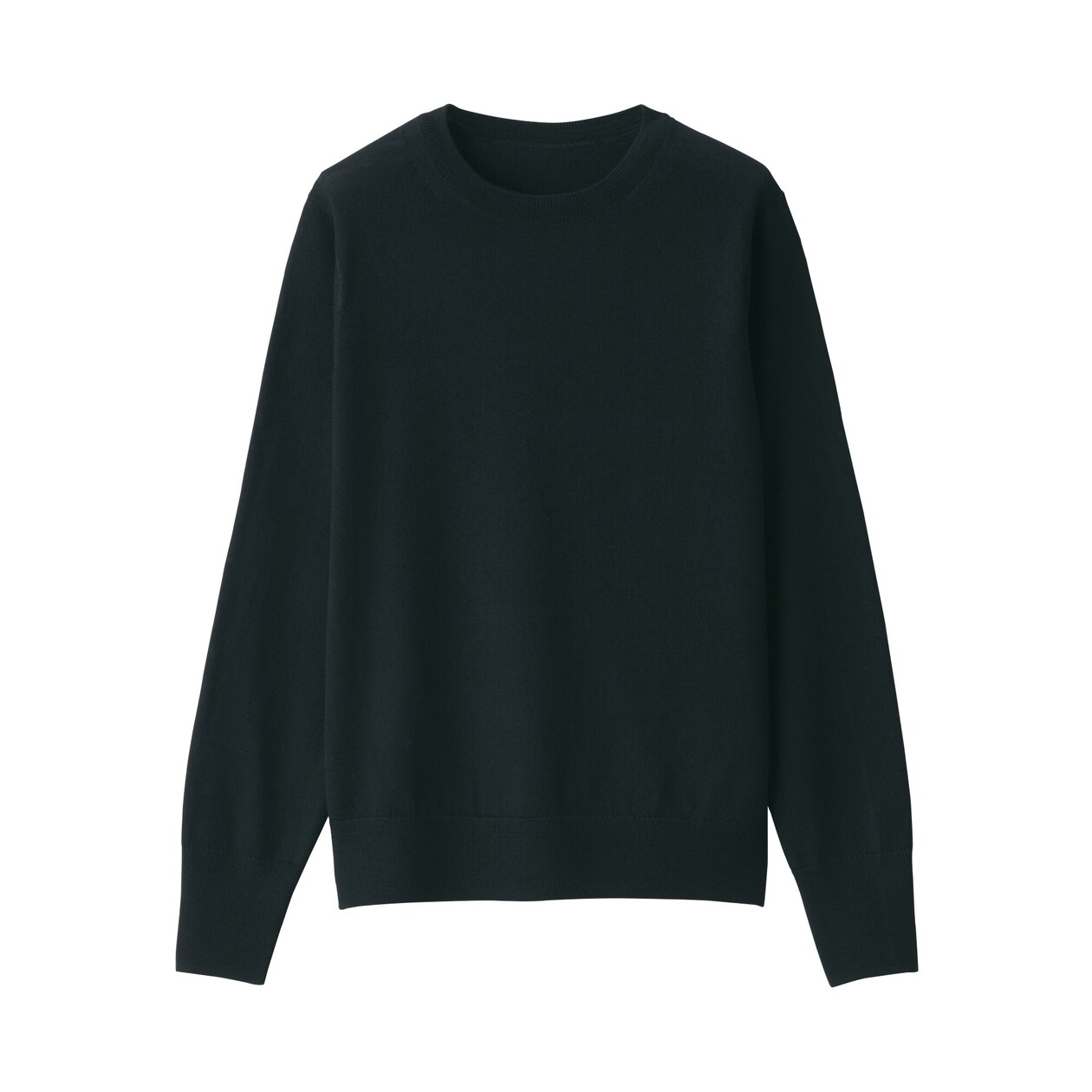 婦人　洗えるウールハイゲージクルーネックセーター