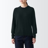 婦人　洗えるウールハイゲージクルーネックセーター