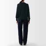 婦人　洗えるウールハイゲージクルーネックセーター