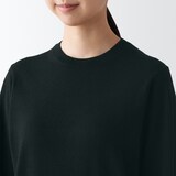 婦人　洗えるウールハイゲージクルーネックセーター