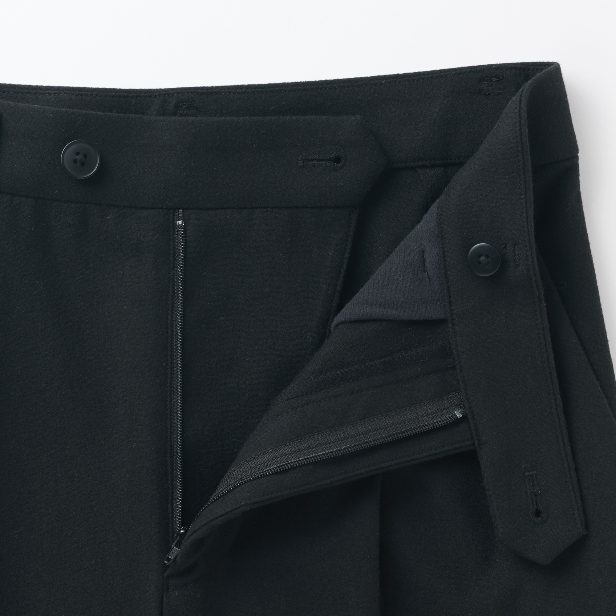 婦人 ストレッチ起毛タックワイドパンツ | 無印良品
