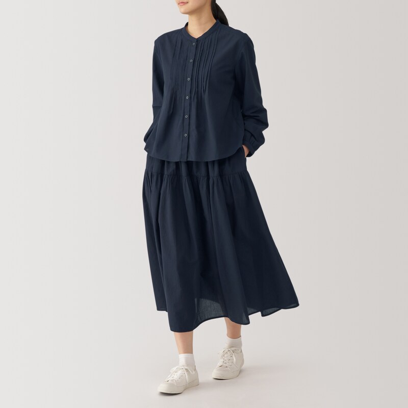 婦人 綿ボイル ギャザースカート | 無印良品