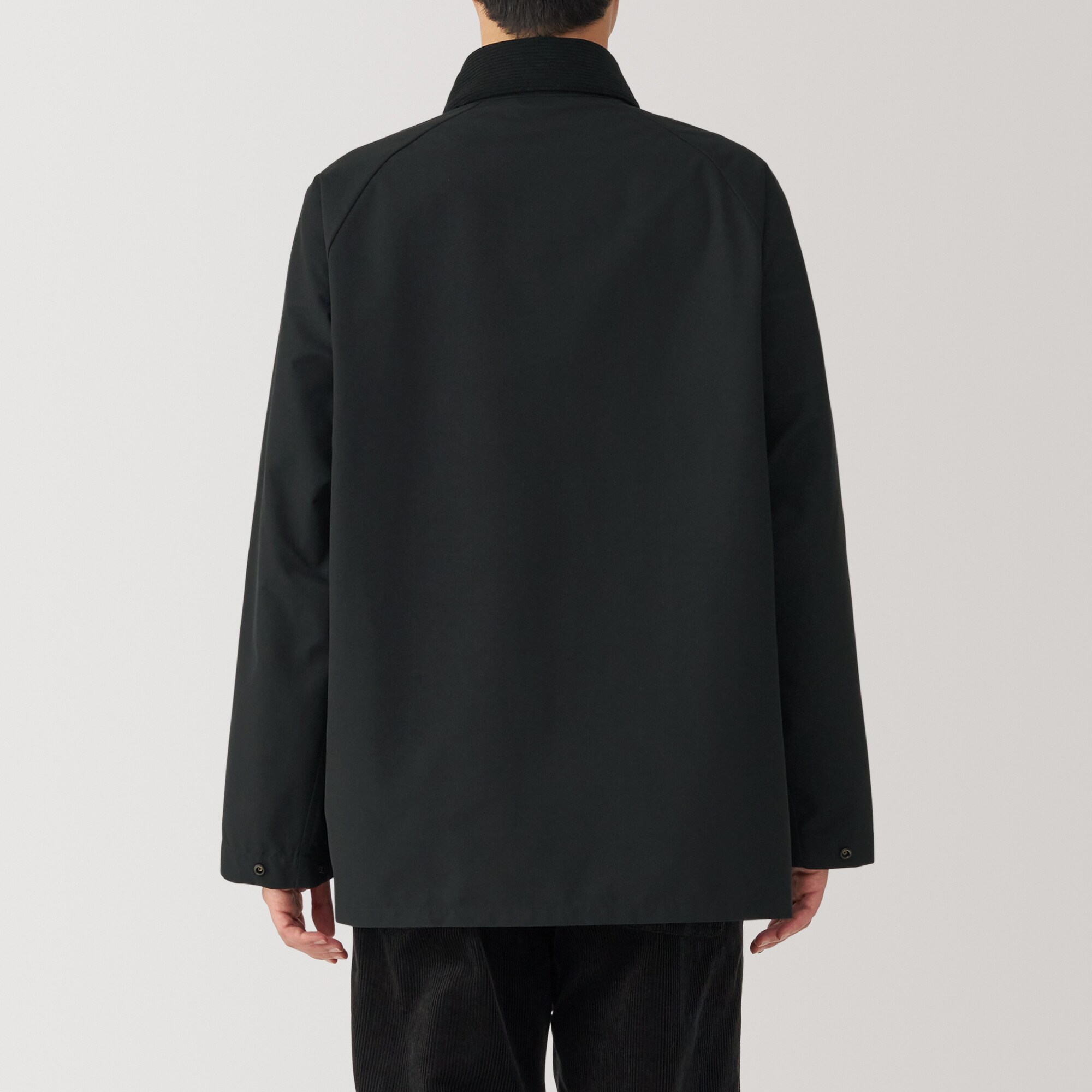 紳士　撥水コーデュロイ衿ジャケット