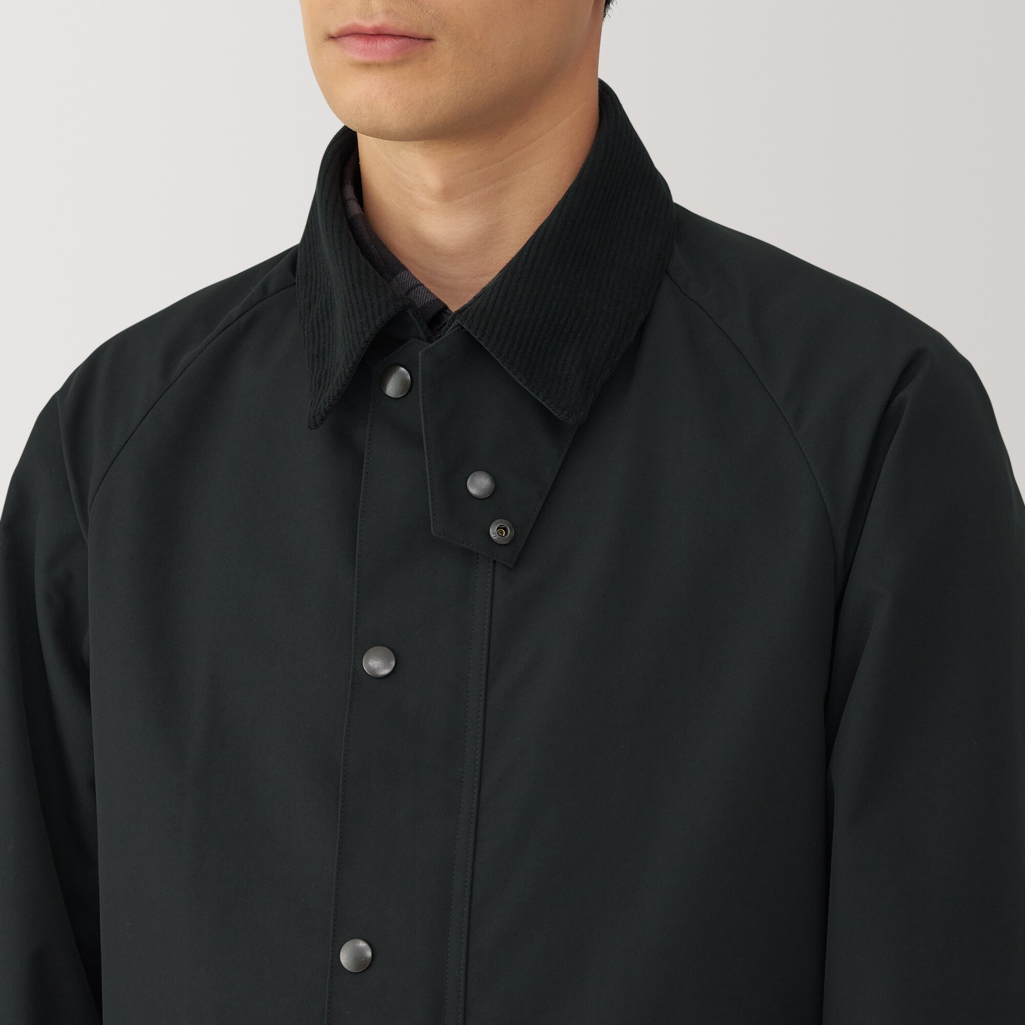 紳士　撥水コーデュロイ衿ジャケット