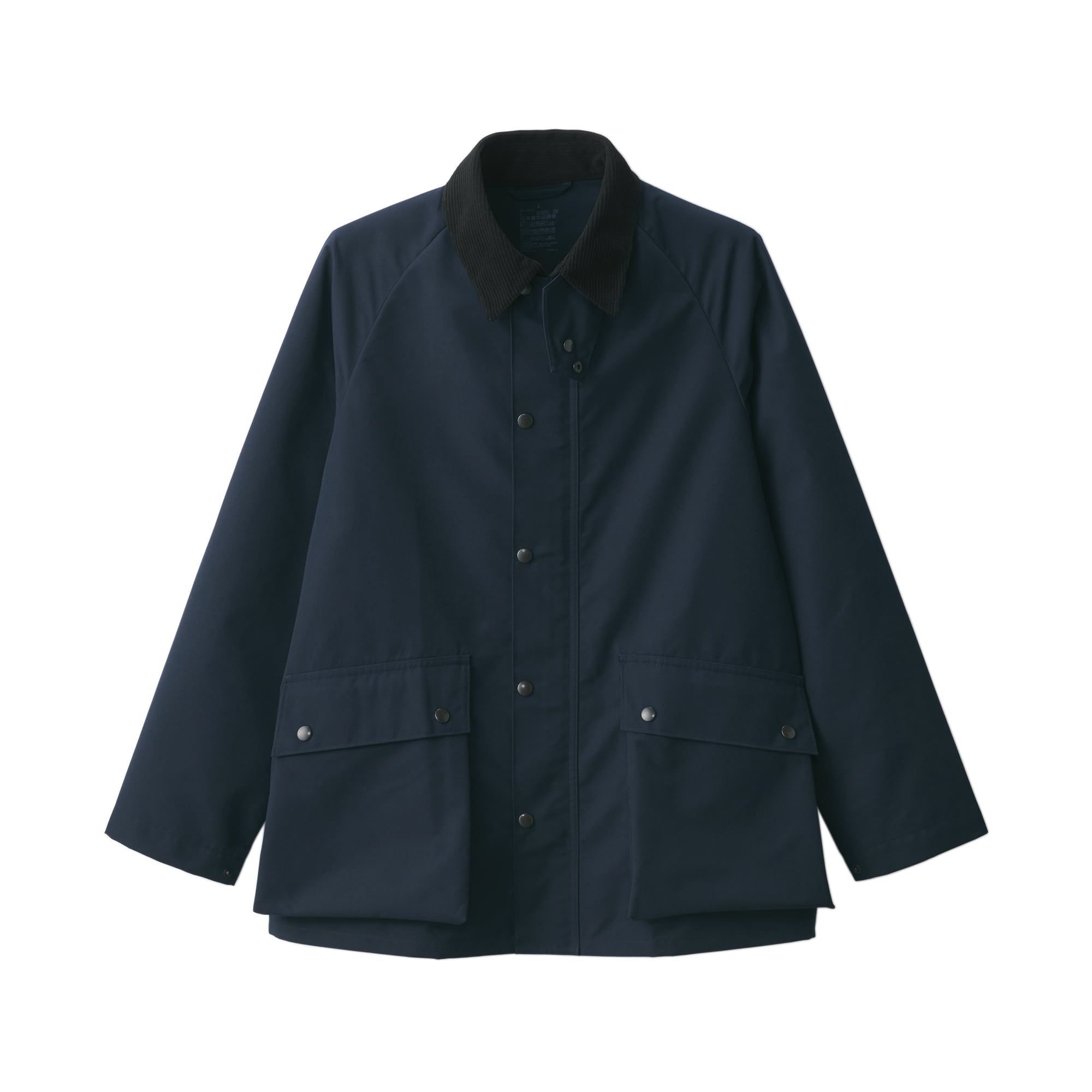 紳士　撥水コーデュロイ衿ジャケット