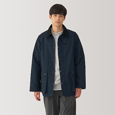 紳士　撥水コーデュロイ衿ジャケット