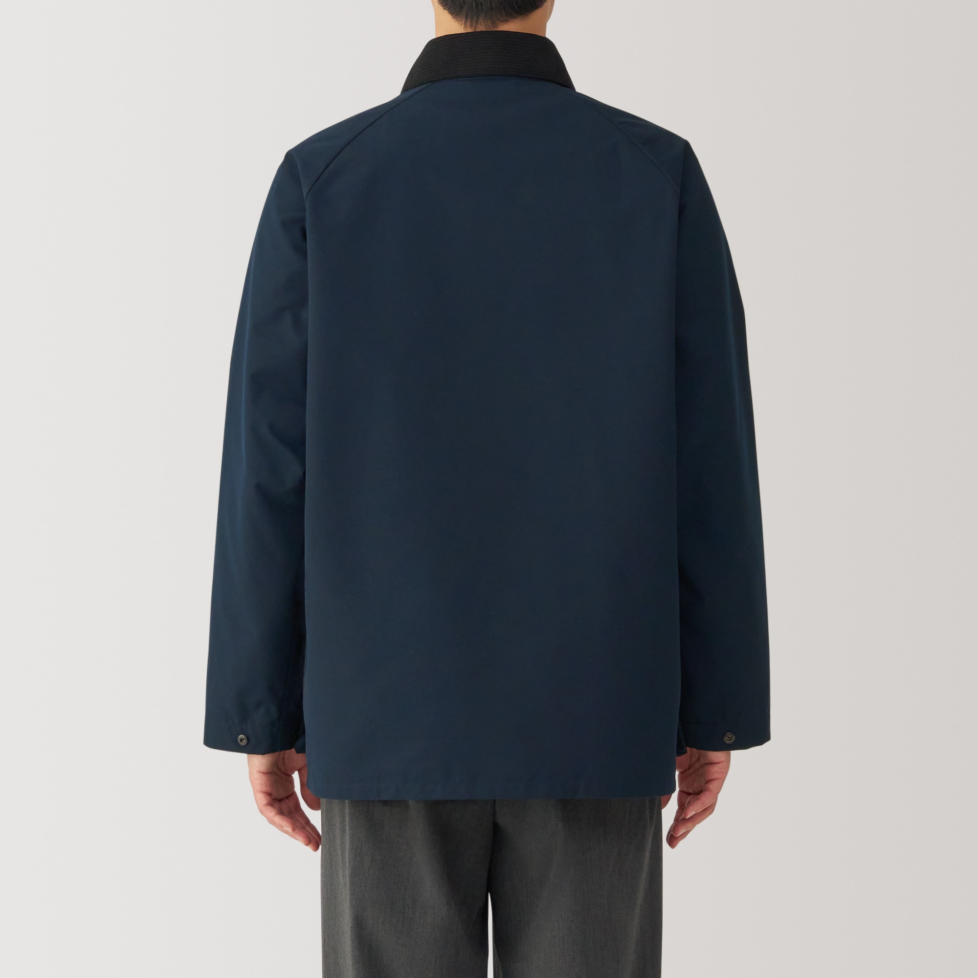 紳士　撥水コーデュロイ衿ジャケット