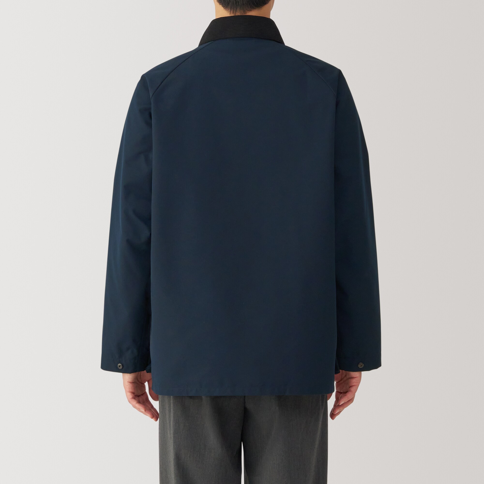 紳士　撥水コーデュロイ衿ジャケット