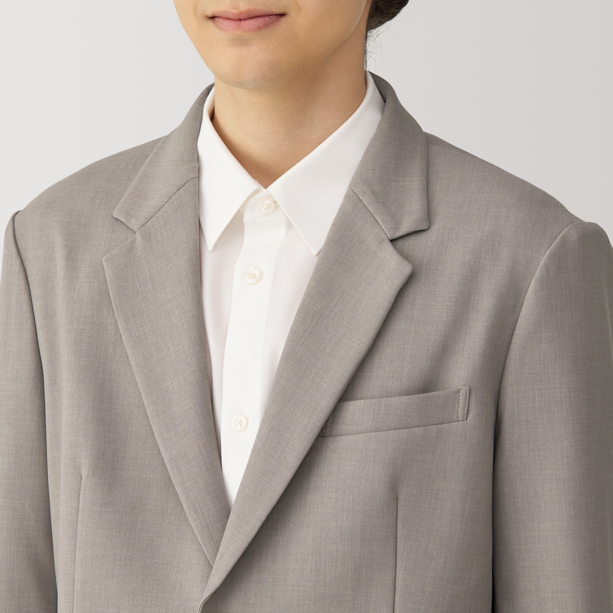 紳士 シワになりにくいストレッチジャケット【セットアップ