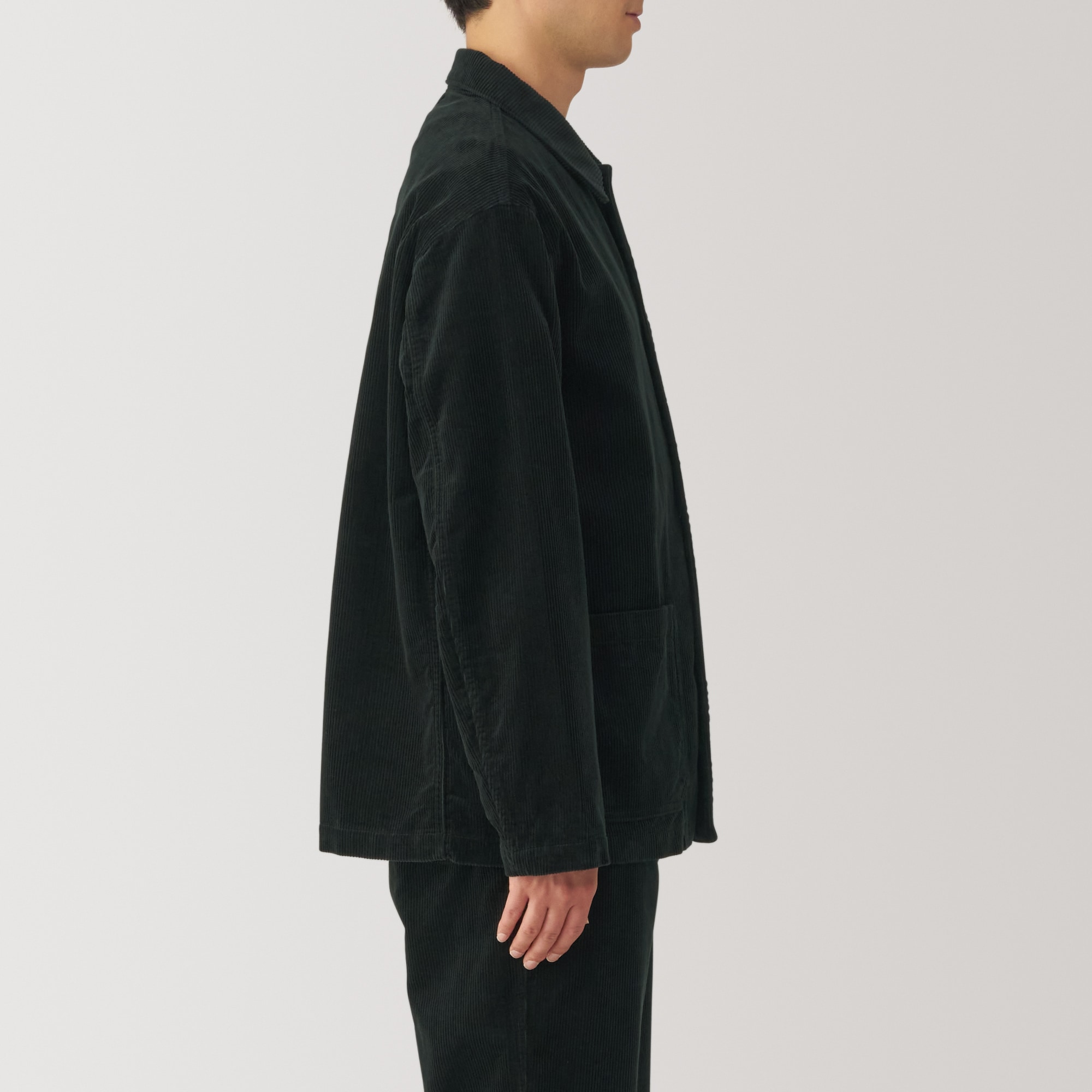 紳士　木の実から作ったカポック混コーデュロイジャケット