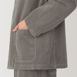 紳士　木の実から作ったカポック混コーデュロイジャケット