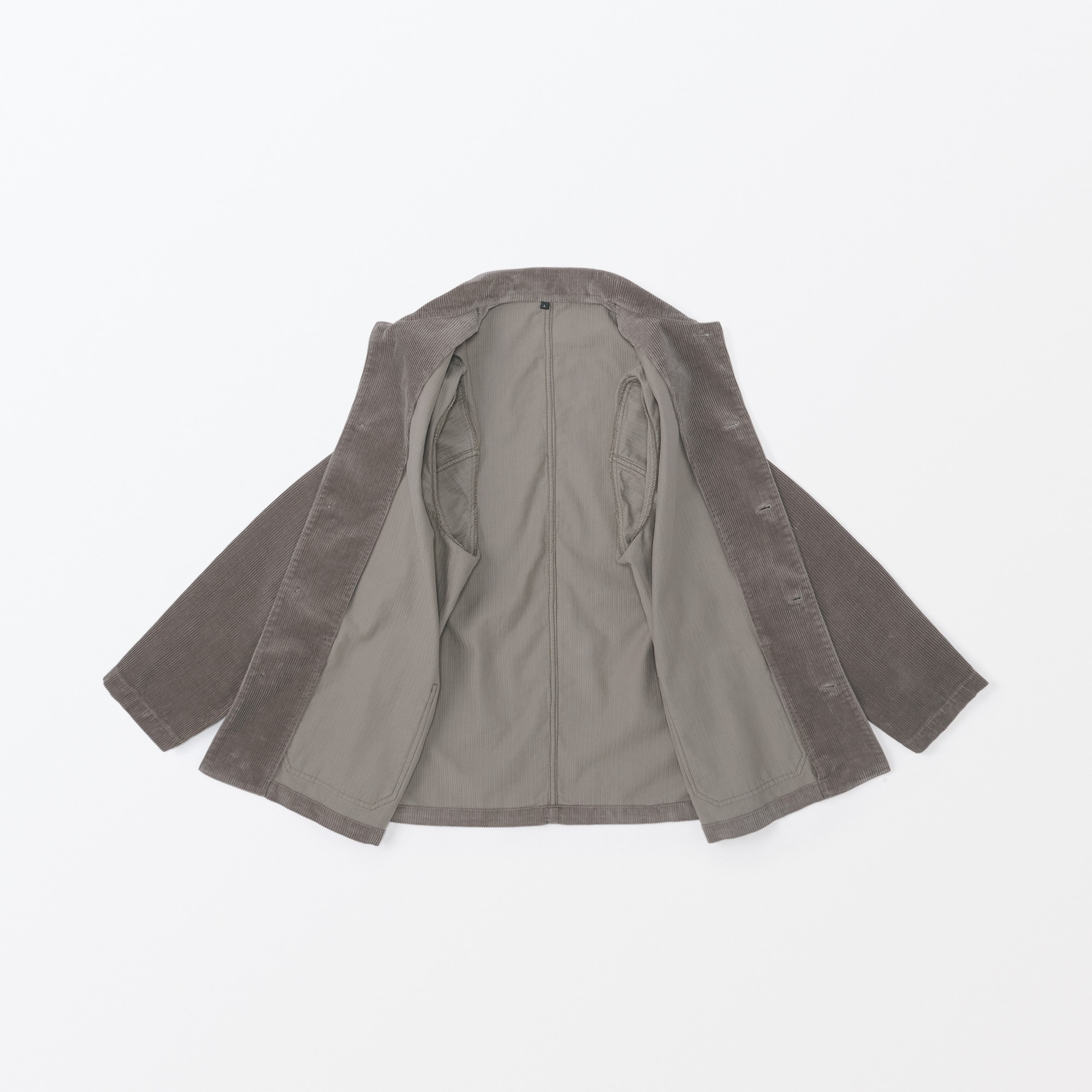 紳士　木の実から作ったカポック混コーデュロイジャケット