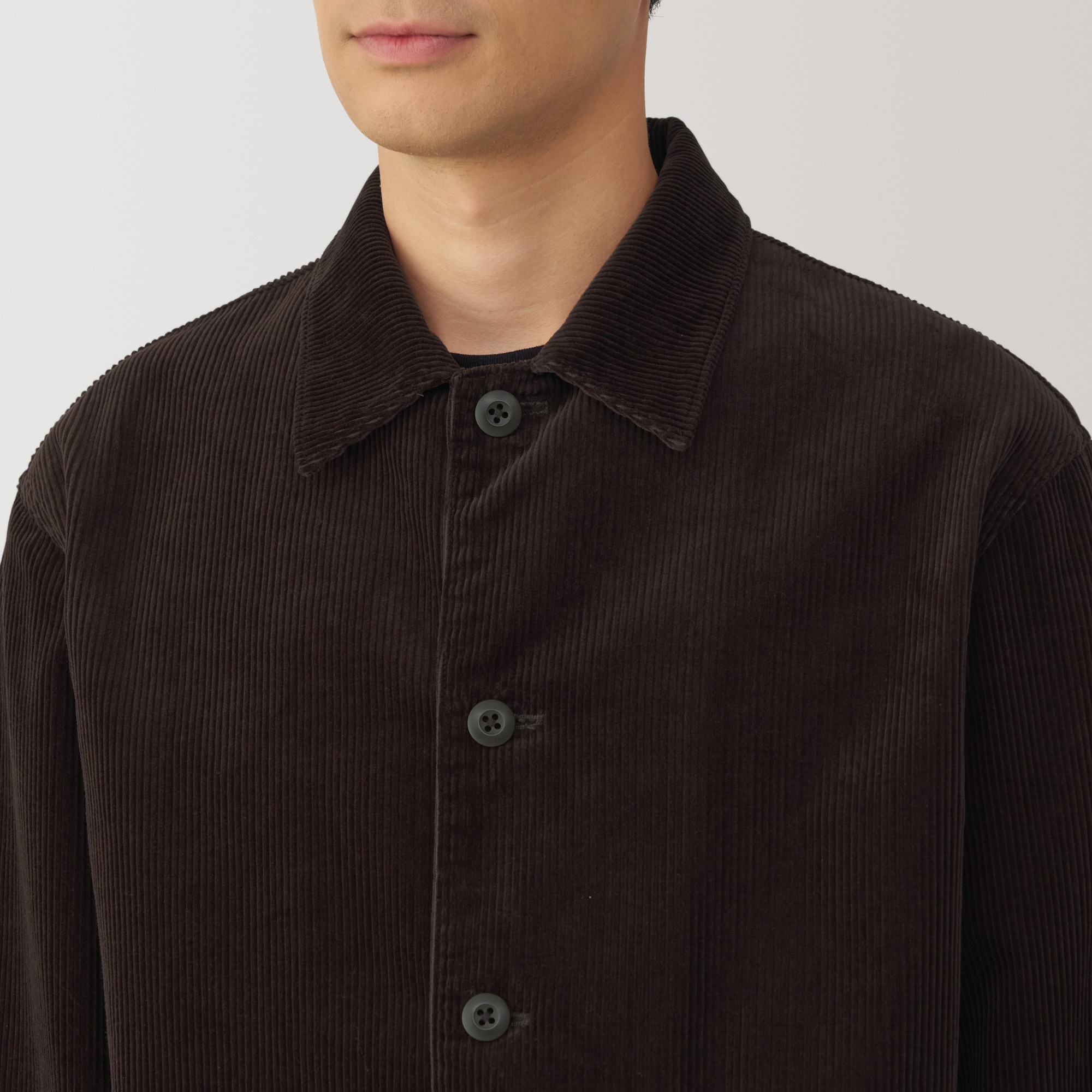 紳士　木の実から作ったカポック混コーデュロイジャケット