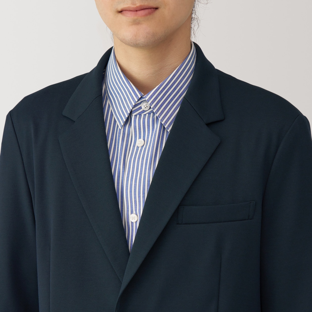 紳士　ストレッチジャージージャケット