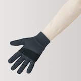 防風生地を使った　フィットするジャージー　手袋