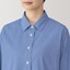 婦人　洗いざらし　ブロードレギュラーカラー長袖シャツ