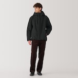 紳士　洗える中わた　フードジャケット