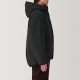 紳士　洗える中わた　フードジャケット