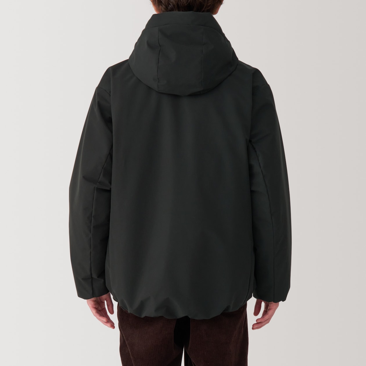 紳士　洗える中わた　フードジャケット