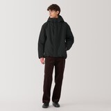 紳士　洗える中わた　フードジャケット