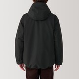 紳士　洗える中わた　フードジャケット