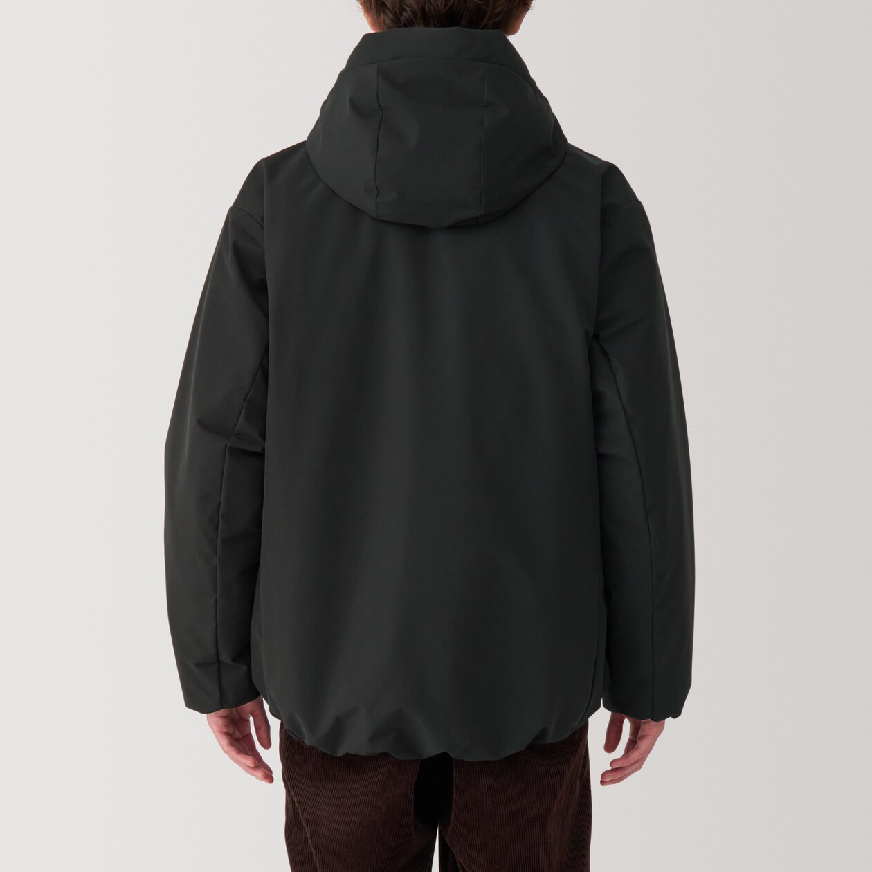 紳士　洗える中わた　フードジャケット