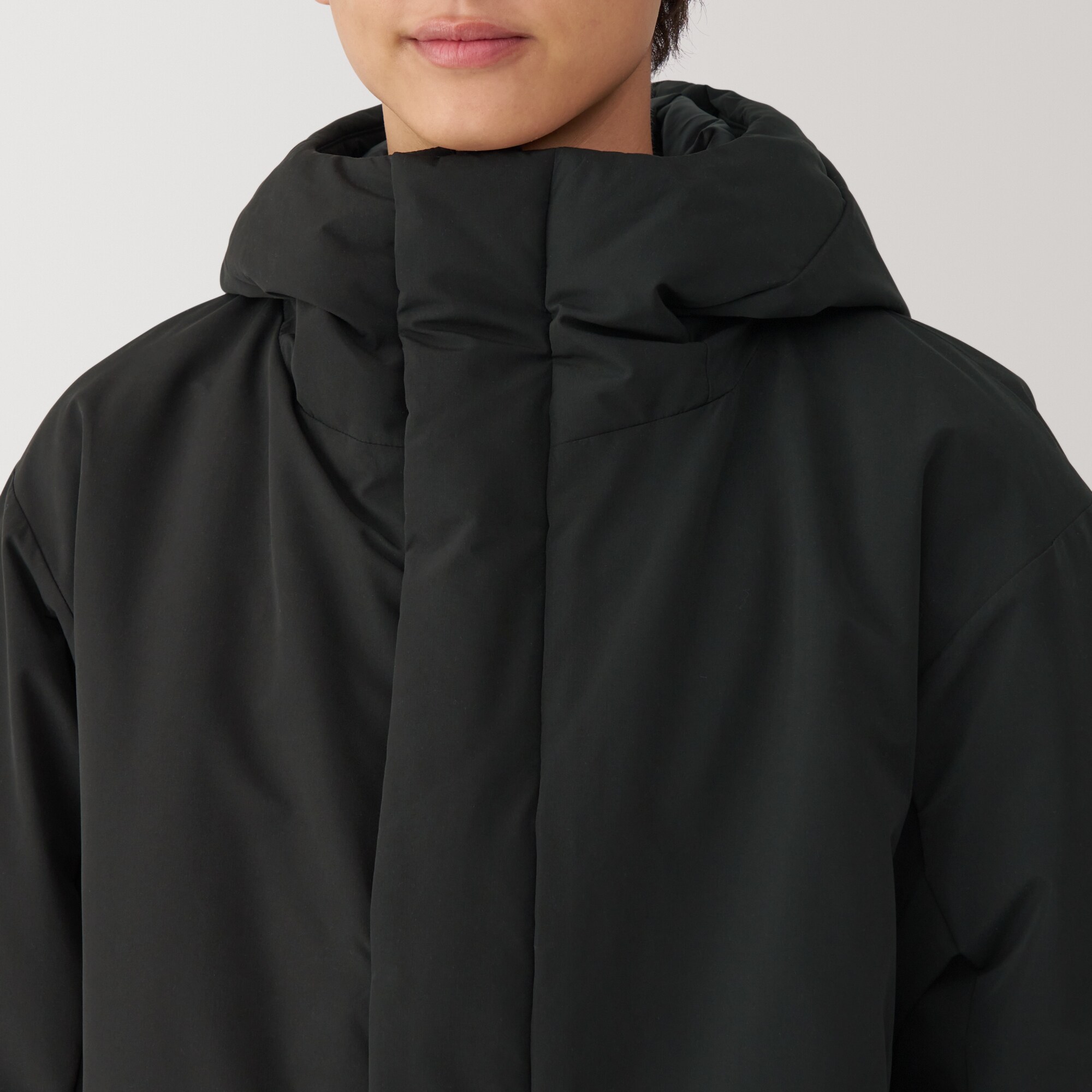 紳士　洗える中わた　フードジャケット