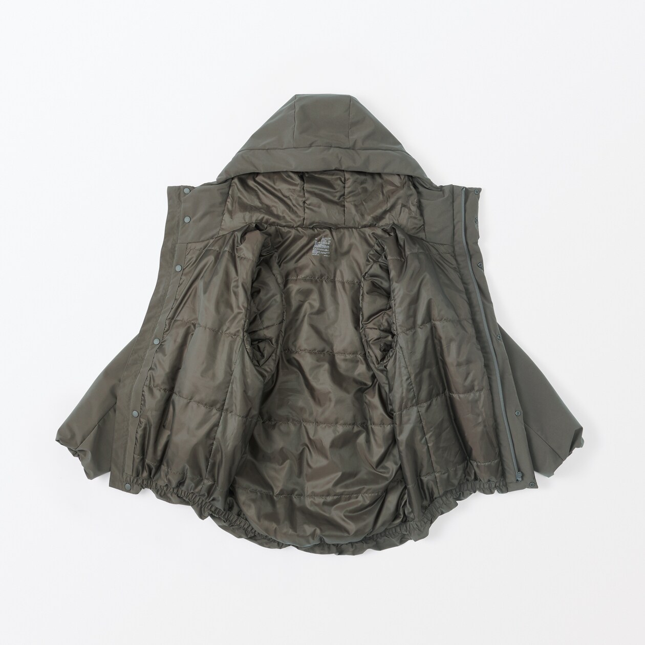 紳士　洗える中わた　フードジャケット