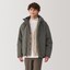 紳士　洗える中わた　フードジャケット