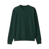 紳士　洗えるウールハイゲージクルーネックセーター